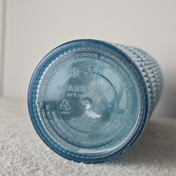 Starbucks Textur Blue Tumbler with Lid And Straw - Picture 4 of 5